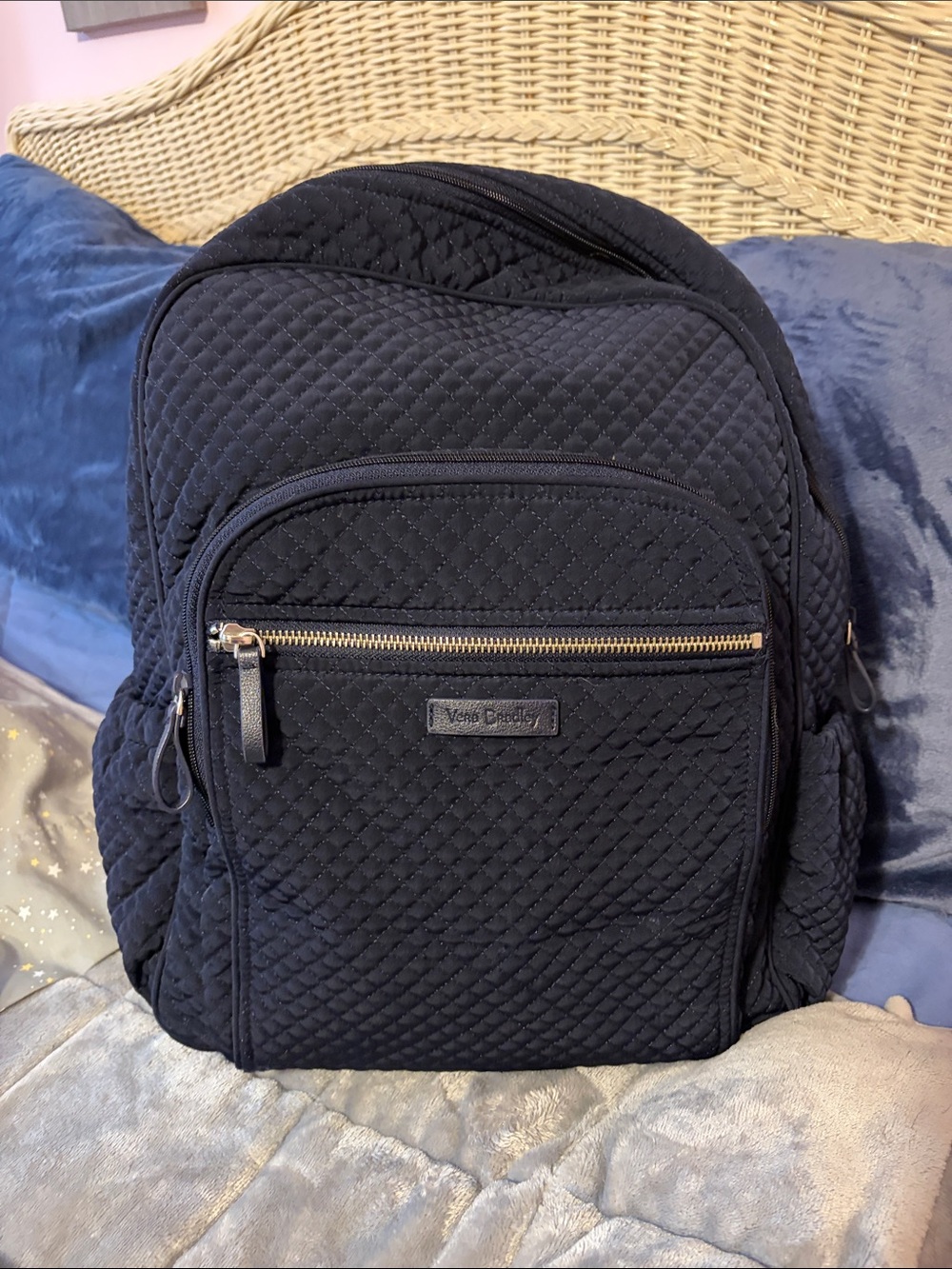 Navy blue Vera Bradley back pack!